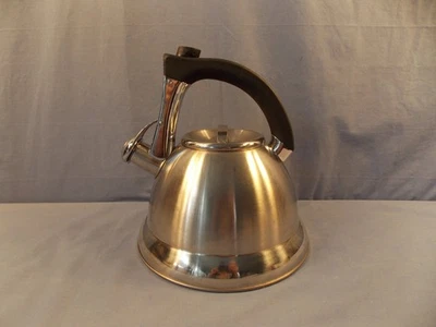 Mr. Coffee Whistling Tea Kettle Stainless Steel 9" diameter on bottom - Image 1 of 4