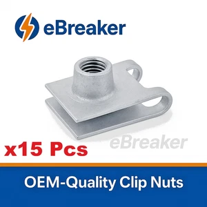 VAUXHALL C-Clip M6 tuerca de aguja debajo del cuerpo cubierta climática panel de ajuste galvanizado -15 - Imagen 1 de 24