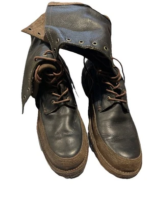 Men’s Leather Black And Brown Frye Boot Size 13 - Image 1 of 4