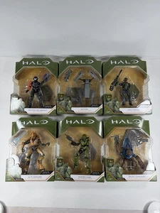 World Of Halo Series 2 COMPLETE SET Action Figuren 4" SEALED NEU Elite Grunt - Bild 1 von 12