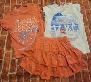 Gymboree Girls Summer Skort Set Sz 8 Waves Sparkle - Picture 1 of 1