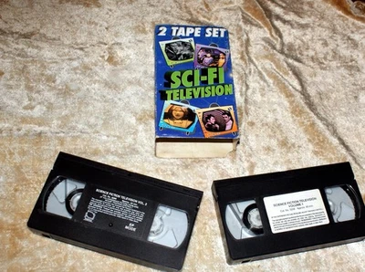 2 Tape VHS Set , Sci-Fi Television , Cult Following,Batman/Star Trek/Flash, MORE - Image 1 of 4