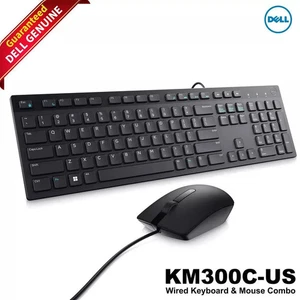 Dell KM300C (KB216 + MS116) kabelgebundene Tastatur und Maus Combo (NEU) - Bild 1 von 4