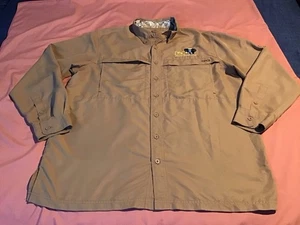 GAME GUARD DALLAS SAFARI CLUB EMBROIDERED L/S BUTTON SHIRT MEN-XL.  EUC  - Picture 1 of 5