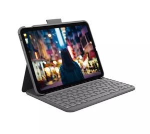 Logitech Slim Folio Hülle und Tastatur für Apple iPad 10,9" (2022) #Q2/25 - Afbeelding 1 van 1