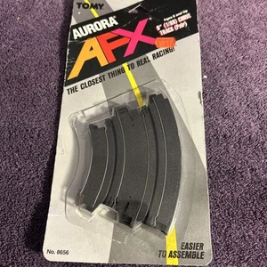 AFX Tomy Aurora 8656 6" (1/8R) Curve Track 2 Pieces - Picture 1 of 5