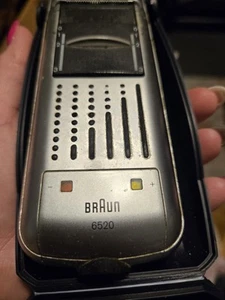 Vintage Braun 6520 Electric Shaver w Case - Picture 1 of 4