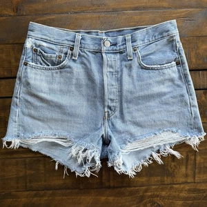 Levi’s 501 Button Fly Cut Off Shorts, Damengröße 29 - Bild 1 von 7