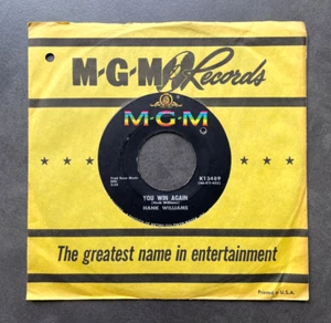 7“ Hank Williams - You Win Again - US MGM - Picture 1 of 1