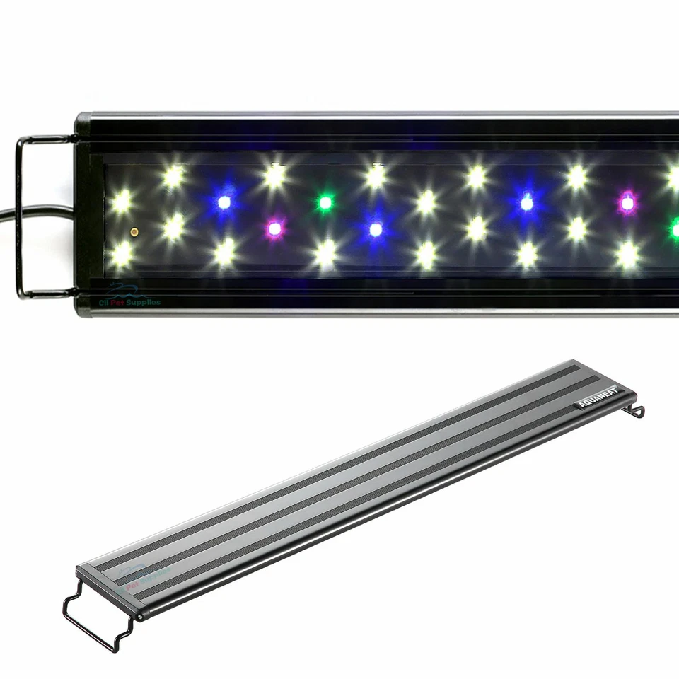 AQUANEAT Aquarium LED Light Full Spectrum 12 20 24 30 36 48 Inch Fish Tank Light - Image 1 of 1