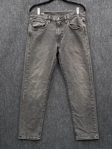 Levi's Lot 502 Big E Premium Mens W32 L30 Regular Taper Jeans Grey Denim - Picture 1 of 15