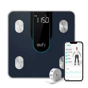 Smart Scale P2 Digital Body Scale Wi-Fi Bluetooth Weighing Scale Black - Picture 1 of 7