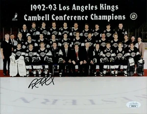Rob Blake Los Angeles Kings Signed 8x10 Glossy Photo JSA Authenticated - Picture 1 of 2
