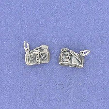 Sterling Silver DEAR DIARY CHARM, NICE