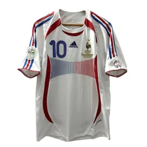 2006 France Away WC ‘06 Retro Soccer Jersey, Size Large (SlimFit) - Picture 1 of 4