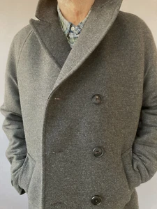 NEW Jaeger Mens Coat Jacket Size Large Charcaol Grey JE1551 - Picture 1 of 12