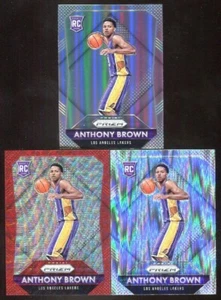 (3) ANTHONY BROWN RC 2015-16 Prizm #304 Rookie Silver Flash Red Wave 070/350 LOT - Picture 1 of 3