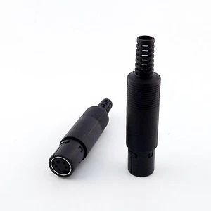 5pcs 4 Pin Mini DIN Mini-DIN Female Jack Connector Adapter With Plastic Handle - Picture 1 of 7