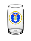 US Air Force - 16 oz Beer Can Glass Beer Ice Coffee Seltzer Cocktail Tea