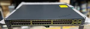 Cisco WS-C3750-48PS-S 48-Ports Fast Ethernet Network Switch +4x SFP - Picture 1 of 5