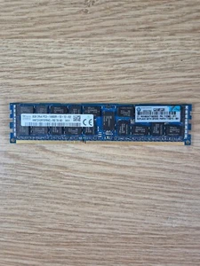 708639-B21 HP 8GB 2Rx4 PC3-14900R DDR3-1866 REG RAM 715273-001 712382-071 - Picture 1 of 2