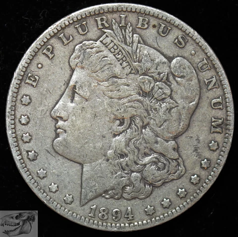 1894 O Morgan Dollar, Extremely Fine Condition, Silver Dollar, Tough Date, C6126 Cover