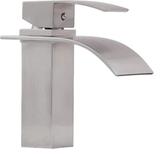 Miseno ML531 Brushed Nickel Remi 1.2/2.2 Gpm Waterfall Bathroom Faucet - Picture 1 of 1