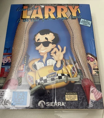 Leisure Suit Larry in the Land of the Lounge Lizards Big Box PC Game Sealed New - Image 1 of 4