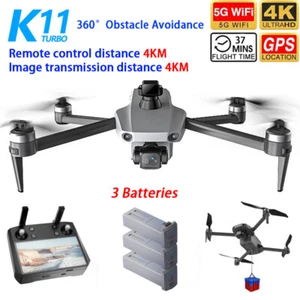 K11 Tubro Drone GPS 3-axis Gimbal 4K HD Camera Obstacle Avoidance FPV Quadcopter - Picture 1 of 26