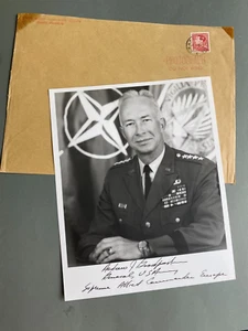 ANDREW GOODPASTER (†2005) US-General signedAutogrammkarte 20x25 autograph - Picture 1 of 1