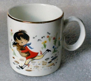 BAA BAA BLACK SHEEP Arklow child's cup IRELAND ironstone NURSERY RHYME - Picture 1 of 3