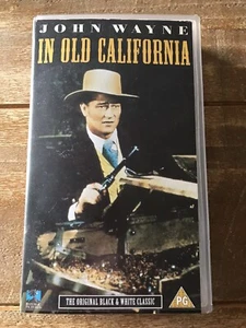 John Wayne In Old California VHS Video Western Cowboy Rare - Picture 1 of 4
