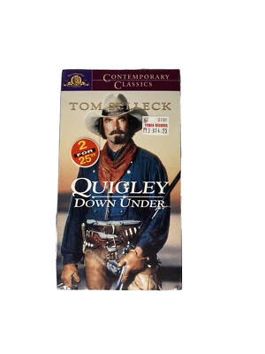 Quigley Down Under Tom Selleck Contemporary Classics VHS 1990 MGM - Image 1 of 4