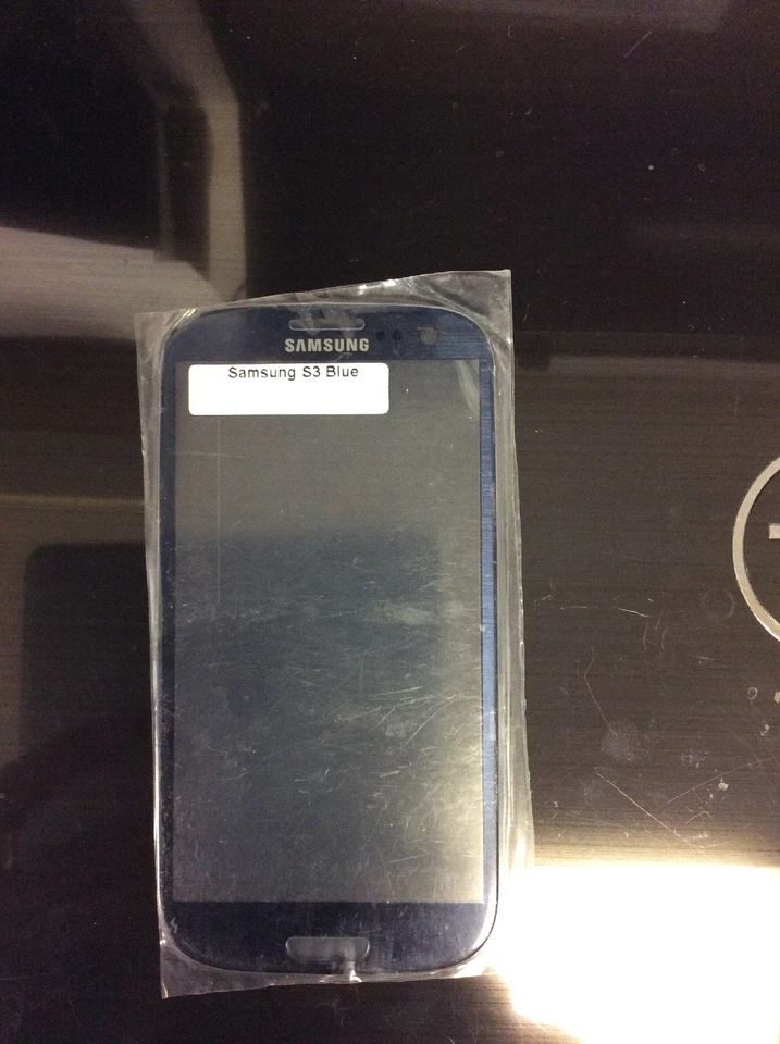 Original Samsung Galaxy S3 Blue Front Glass Lens - Image 1 of 2