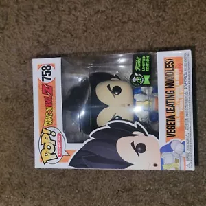 Funko POP! Vegeta Eating Noodles 758 DragonBall Z ECCC 2020 pegatina oficial con - Imagen 1 de 10