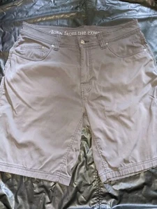 Prana Herren 36 Brion II Shorts Outdoor Wandern Nylon Stretch dunkeleisengrau - Bild 1 von 17