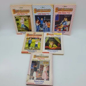 Baby-Sitters Little Sister Books Lot Of 6 Vintage Scholastic Paperback and HB - Picture 1 of 12