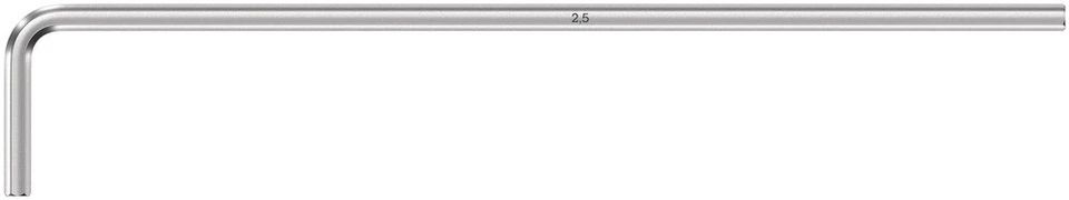 Wera 021610, 950 L-key, metric, chrome-plated, 2.5 x 112 mm - Image 1 of 1