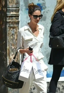 NWT Equipment Slim Signature Silk Shirt Blouse in Nature White Size L $214 - Picture 1 of 12