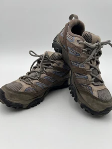 Scarpa da trekking Merrell Moab 2 Vent da donna US 7,5 blu grigia robusta trail outdoor - Foto 1 di 15