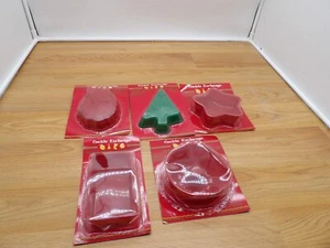 Cookie Exchange 5 Piece Silicone Bakeware Christmas Cookie Molds NEW - Picture 1 of 7