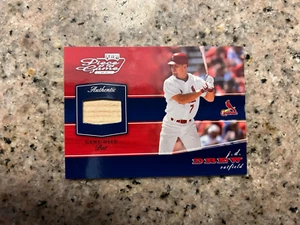 2002 Playoff J.D. Drew Piece of the Game Bat Relic Card - Picture 1 of 2