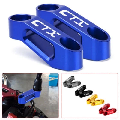 Elevador adaptador extensión espejo retrovisor para Honda CTX 700 200 CTX1300 Foto 1 de 4