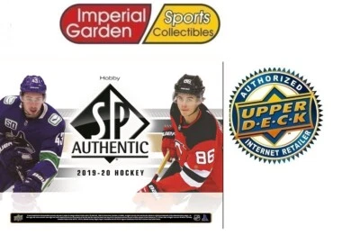 2019-20 Upper Deck UD SP AUTHENTIC Hobby Hockey Factory Sealed Box  - Image 1 of 3