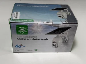 Security Camera Outdoor Solar Powered Cellular Wireless Soliom S600 4G LTE - Picture 1 of 9