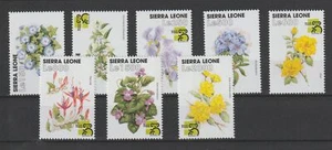 Sierra Leone 1999 Flora Flowers 8 V. Photo MNH MF124009 - Picture 1 of 1