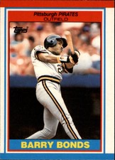 1989 Topps UK Minis Pittsburgh Pirates Baseball Card #5 Barry Bonds