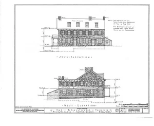 4. South and west elevations - Boalsburg Tavern, Route 5, Boalsburg, Centre - Picture 1 of 1
