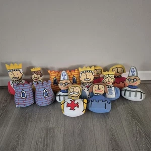 Pottery Barn Kids Chess Bean Bags Replacement 14 Pieces - Picture 1 of 6