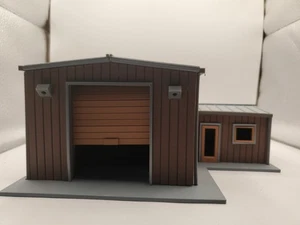 LKW REPARATUR UND BÜRO S SCALE GEBÄUDE/DIORAMA - Bild 1 von 3